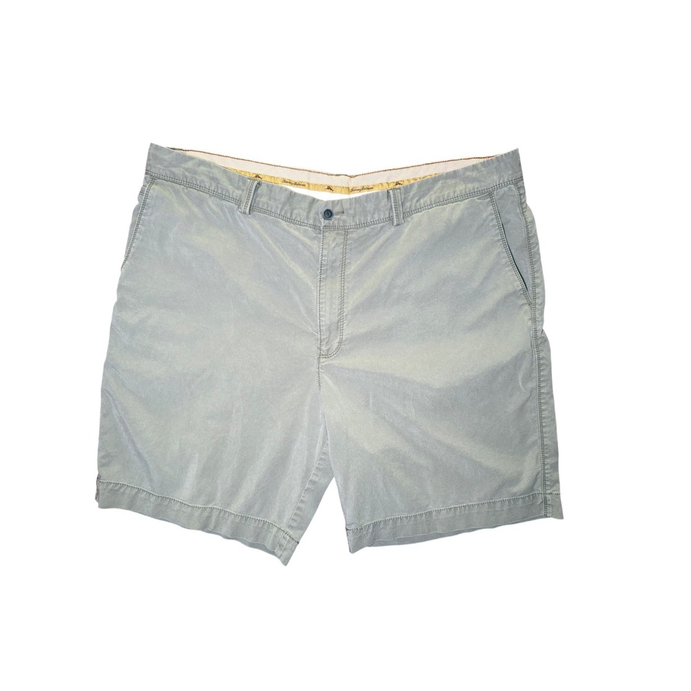 Tommy Bahama Olive Green Chino Shorts Men Size 42 Stretch 9in Inseam